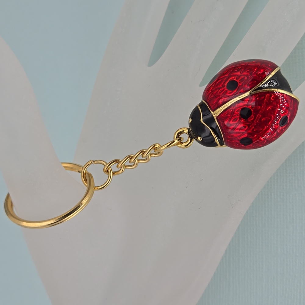 Red Ladybug Keychain